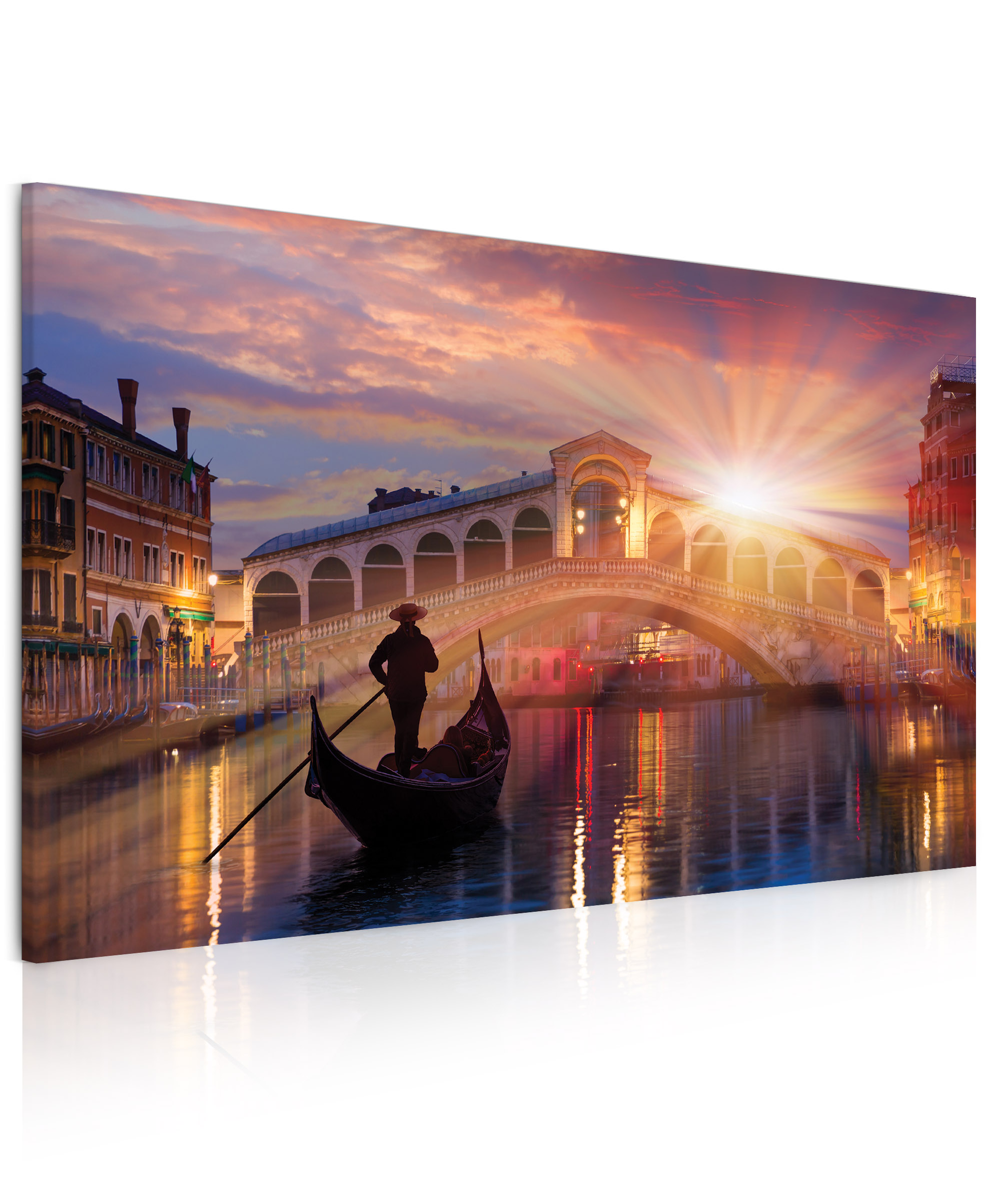 Obraz Romantika na gondole Velikost (šířka x výška): 80x50 cm