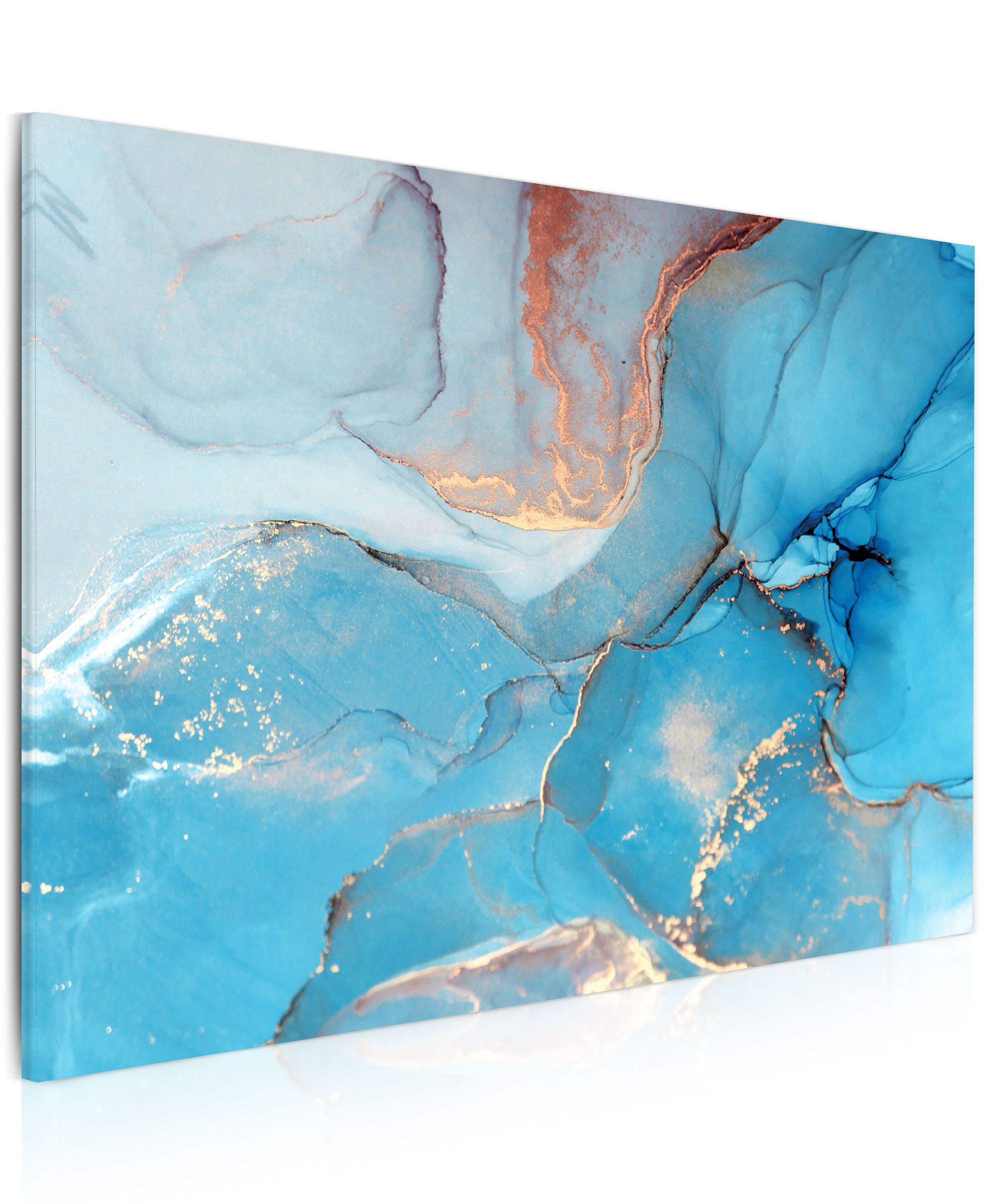 Obraz Modrá pryskyřice Velikost: 150x100 cm