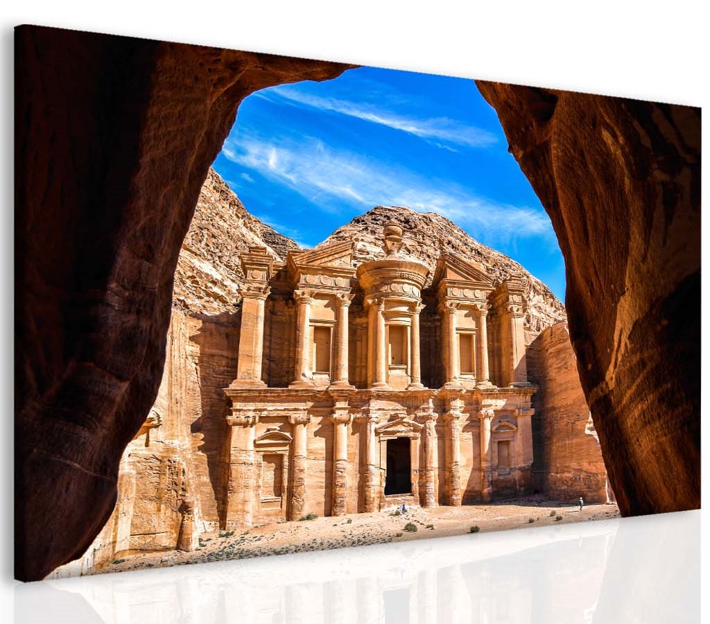 Obraz Petra v Jordánsku Velikost (šířka x výška): 120x80 cm