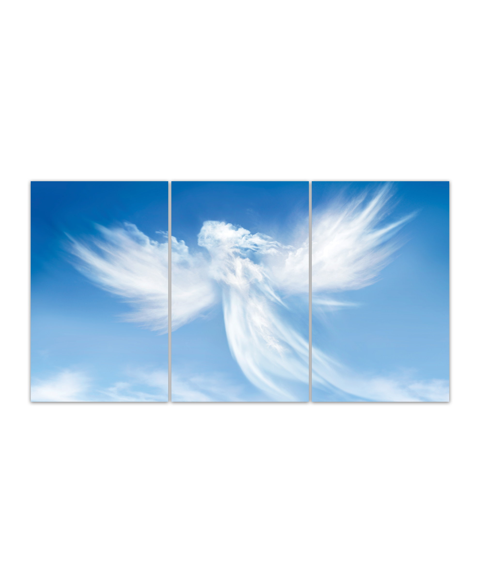 Andělské zjevení Velikost: třídílný obdélník - 90x60 cm