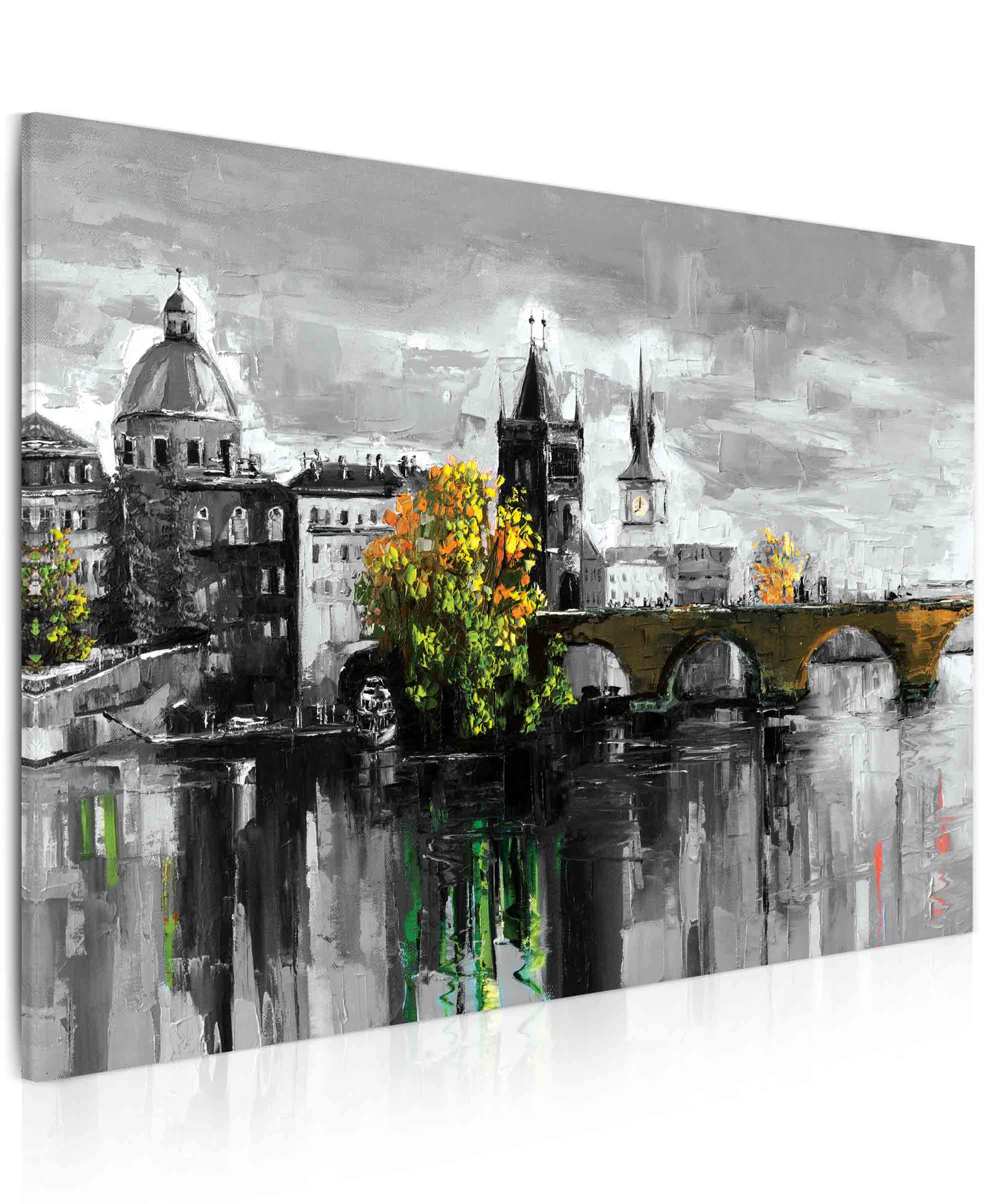 Malba Karlova mostu Velikost (šířka x výška): 90x60 cm