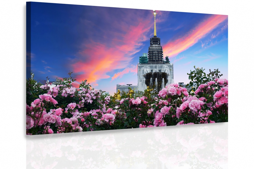 Obraz - Město růží Velikost: 90x60 cm