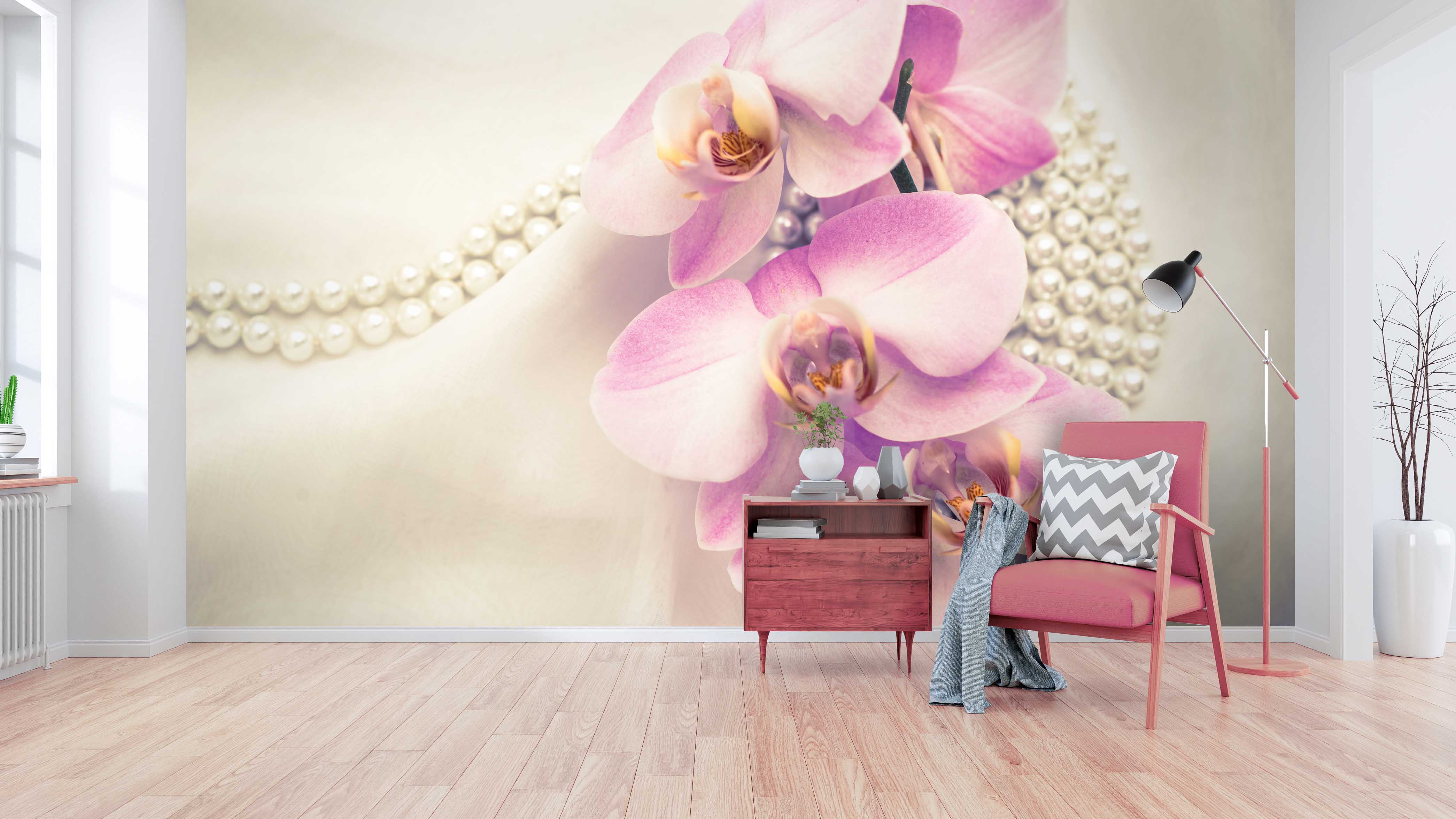 Tapeta Orchidej a perly Vel (šířka x výška): 144 x 105 cm