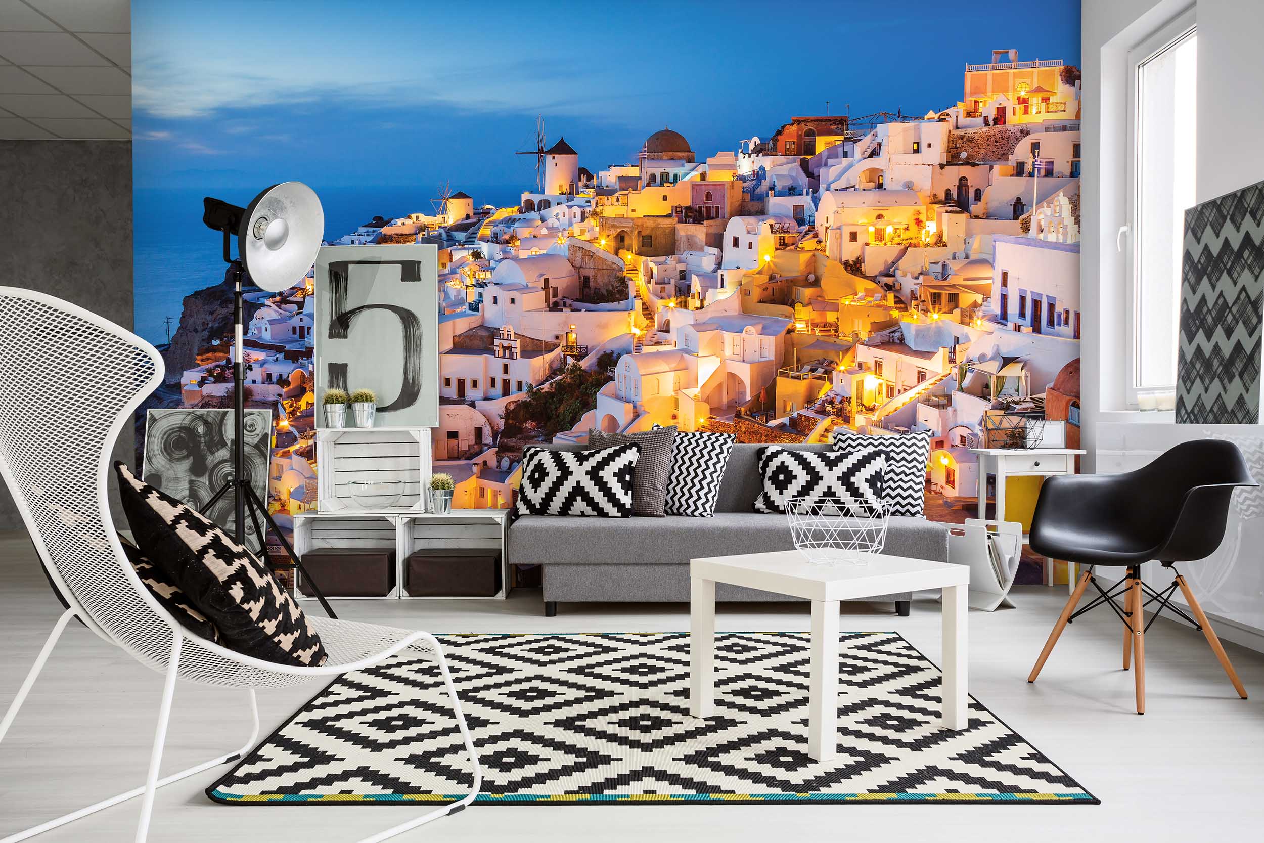 Tapeta Santorini Vel (šířka x výška): 360 x 260 cm