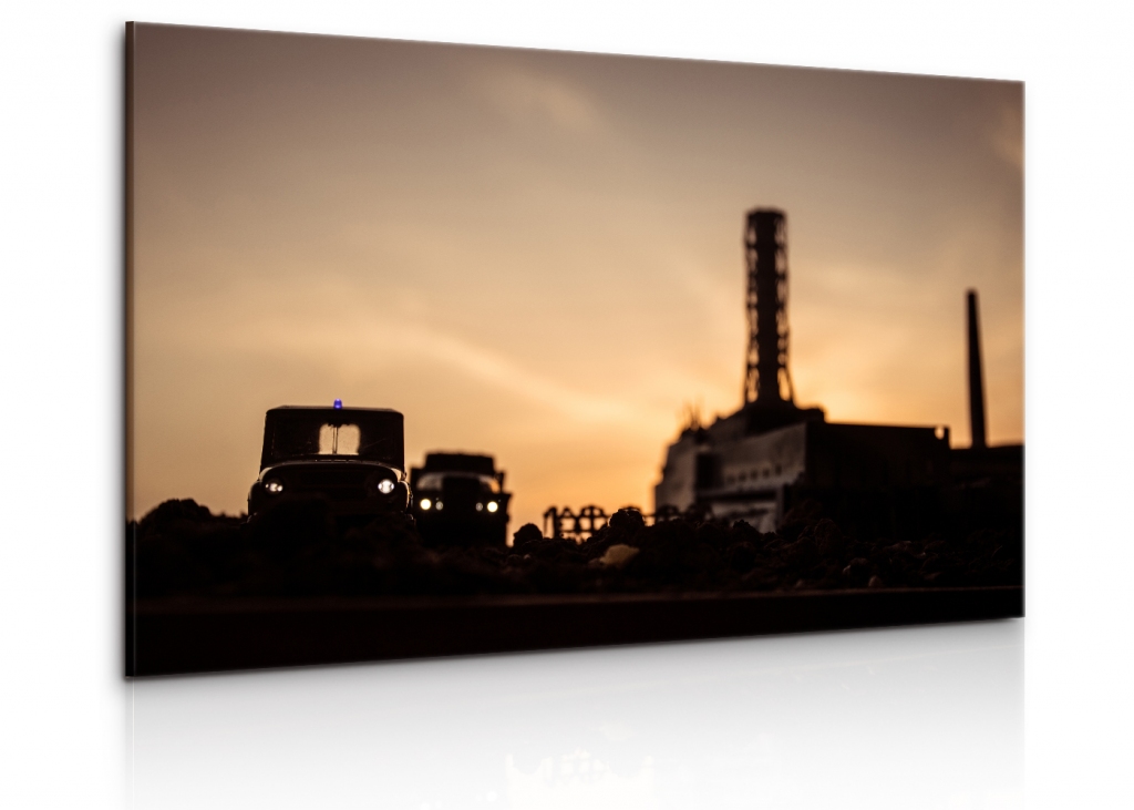 Obraz Černobylská elektrárna Velikost: 90x60 cm
