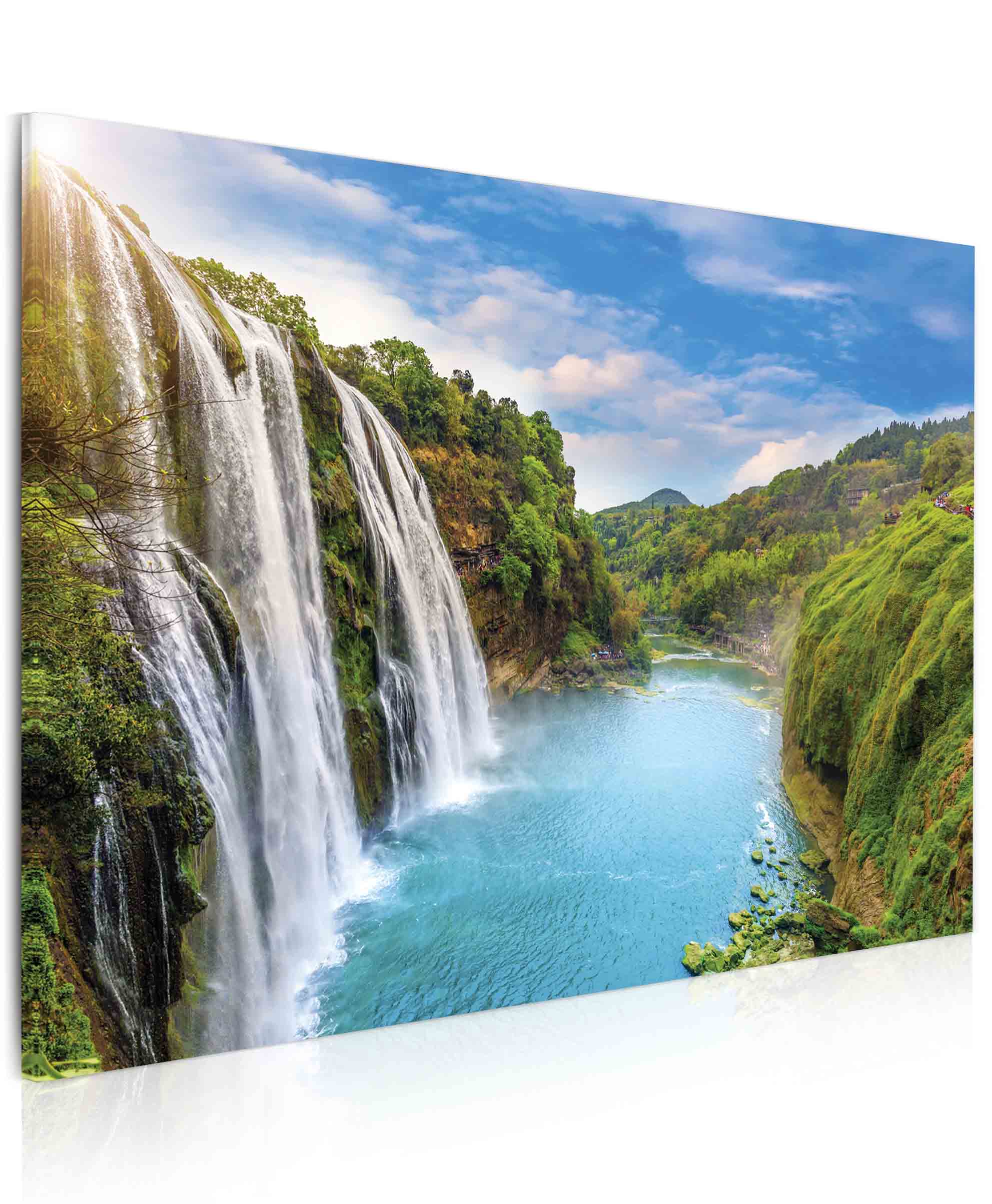 Obraz Čínský vodopád Velikost: 90x60 cm