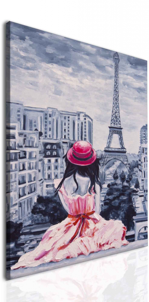 Obraz dívka v Paříži Velikost: 30x40 cm