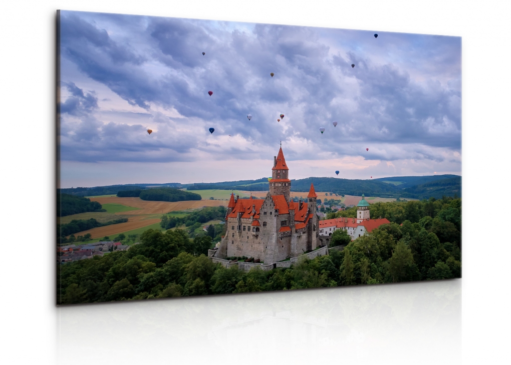 Obraz hrad Bouzov II Velikost (šířka x výška): 90x60 cm