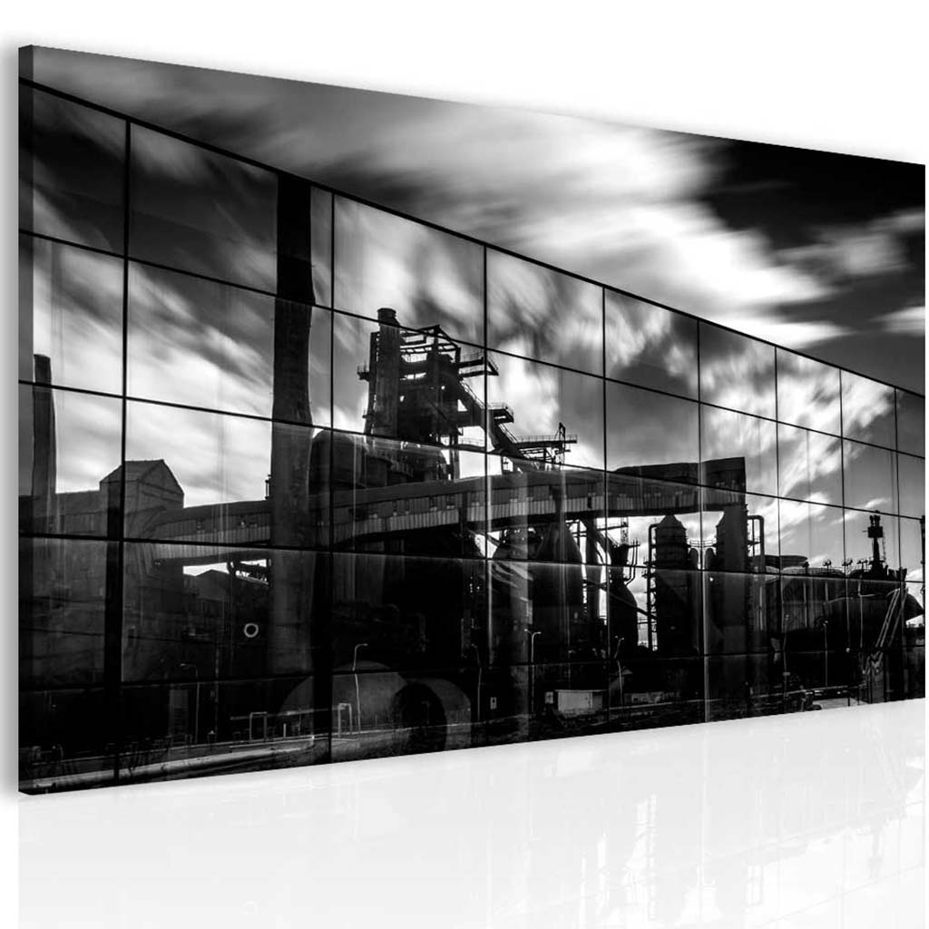 Obraz industriální motiv II Velikost (šířka x výška): 30x20 cm