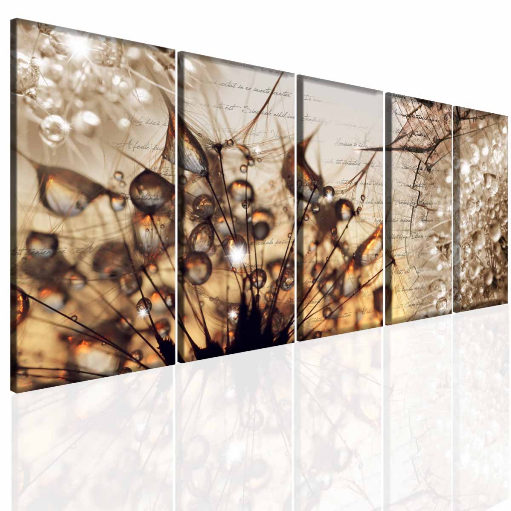 Obraz jantarová příroda Velikost (šířka x výška): 100x50 cm