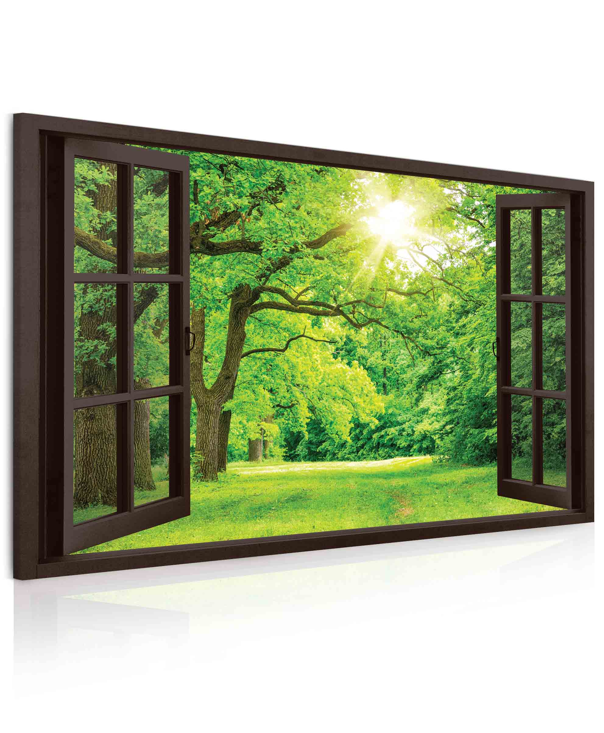 Obraz jarní svěžest za oknem Velikost: 120x80 cm