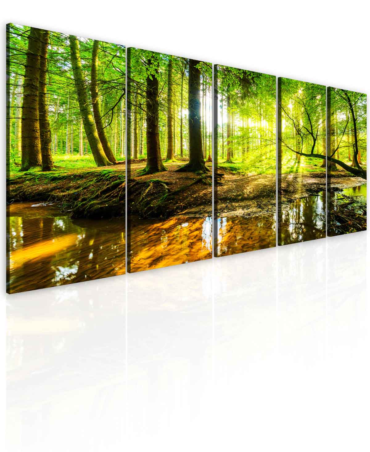 Obraz lesní zátiší Velikost: 200x90 cm
