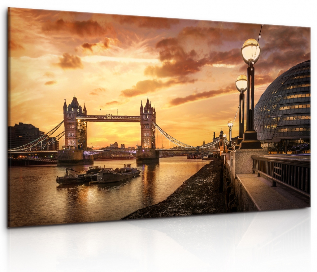 Obraz Londýnský Tower Bridge Velikost: 150x100 cm
