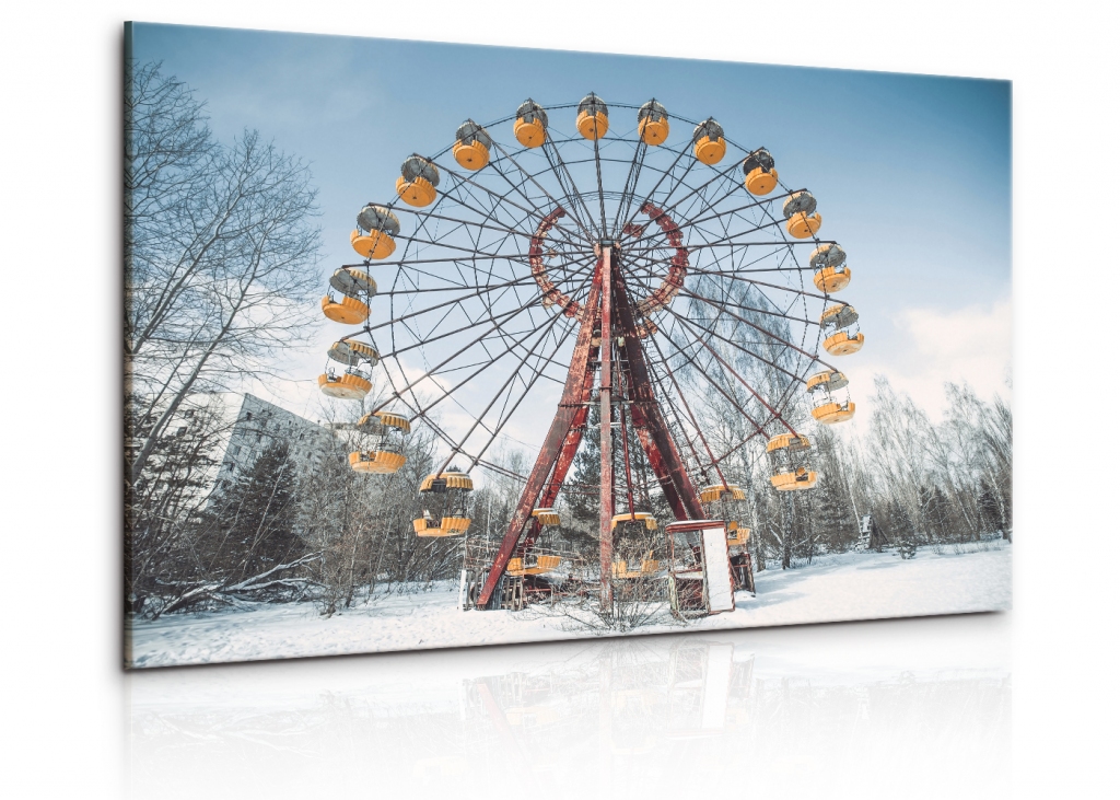 Obraz Mrazivé Černobylské kolo Velikost: 90x60 cm