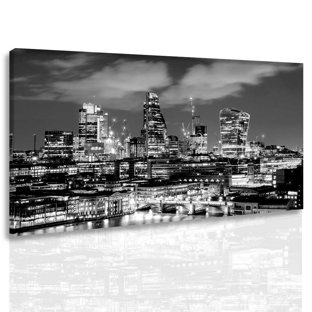 Obraz noční Londýn Velikost: 150x90 cm