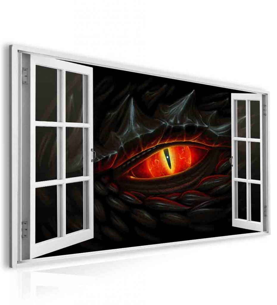 Obraz okno dračí oko Velikost (šířka x výška): 60x40 cm