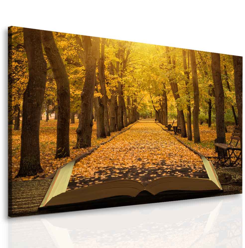 Obraz podzimní fantazie Velikost: 150x120 cm