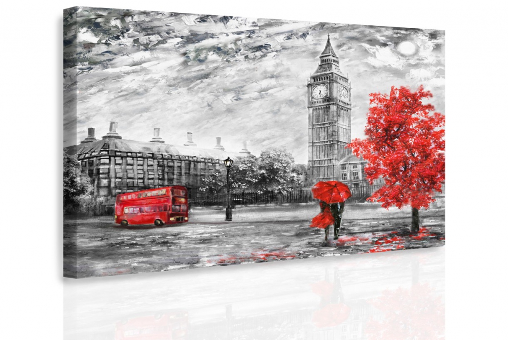 Obraz romantický Londýn Velikost: 60x40 cm