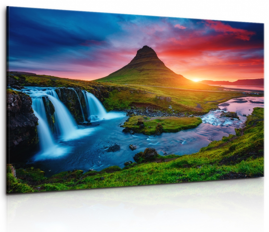 Obraz vodopád na Islandu II Velikost: 90x60 cm