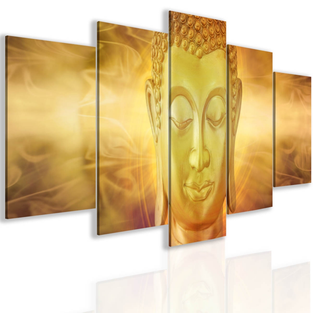 Obraz zlatý Buddha Velikost: 150x75 cm
