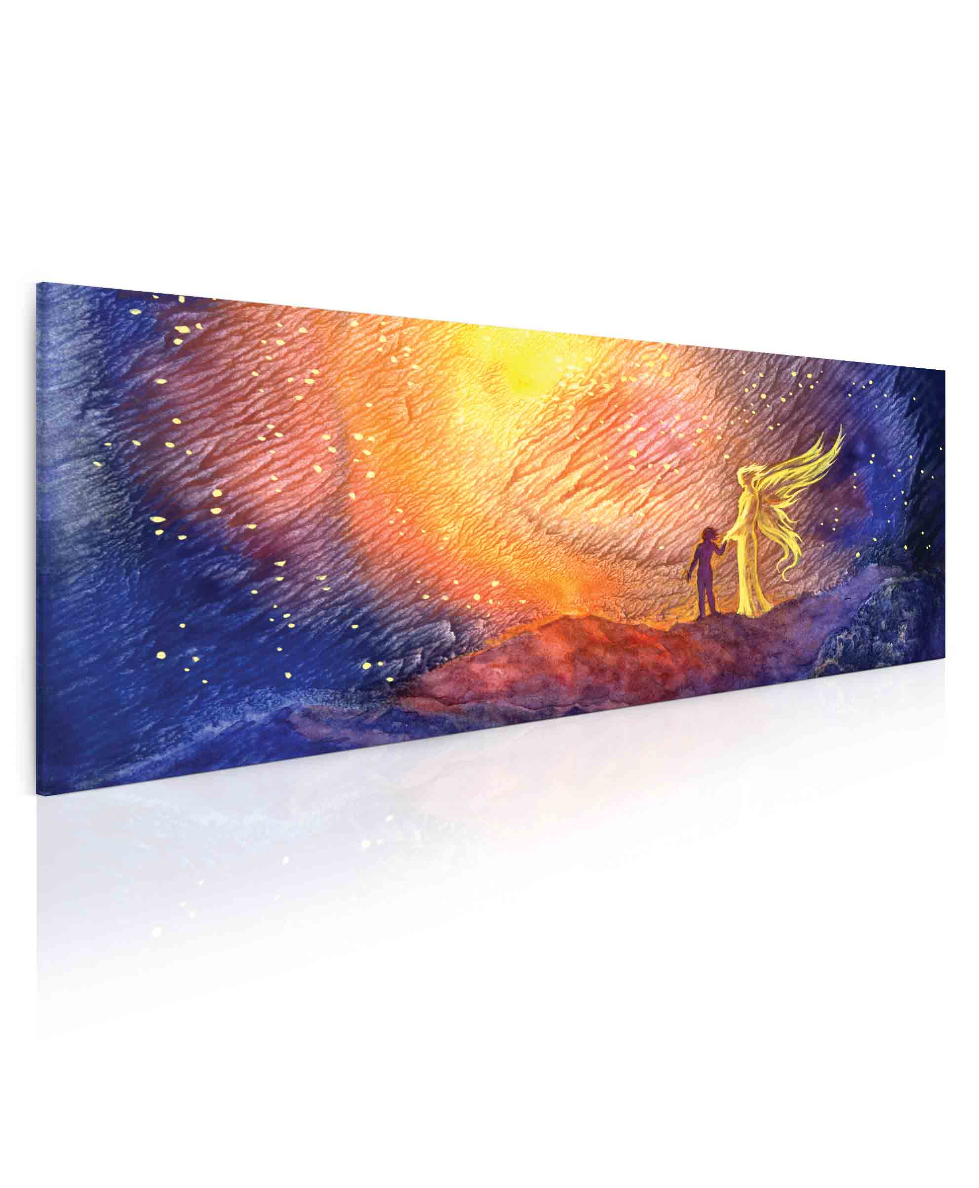 Abstraktní obraz andělská pomoc Velikost (šířka x výška): 40x20 cm