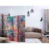 Paraván - Barevná cihla