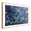 Plakát - husté, tmavě modré abstraktní ornamenty