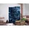 Paraván - Abstraktní Ornamenty - Tmavě modré viktoriánské listy