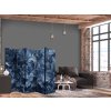 Paraván - Abstraktní Ornamenty - Tmavě modré viktoriánské listy