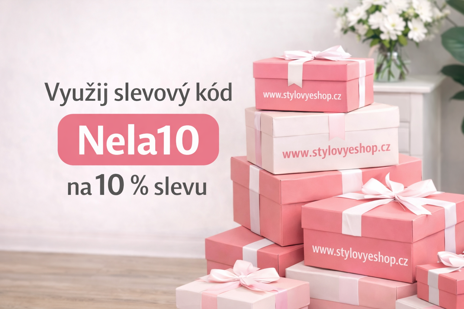 Sleva 10 procent Nela10 StylovyEshop