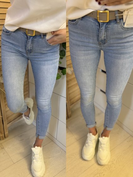 Džíny FLEXI – s páskem