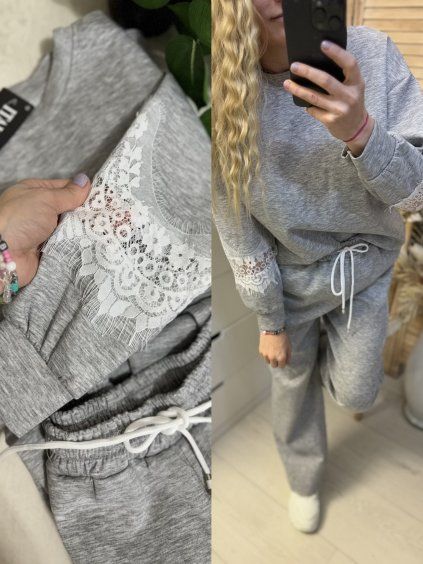 Souprava VIVIEN - šedá