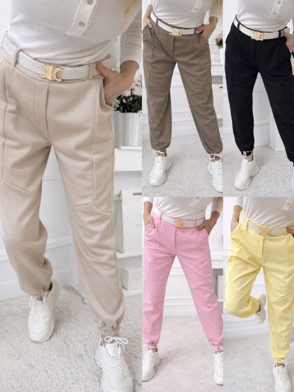 Kalhoty s páskem - LUNARA