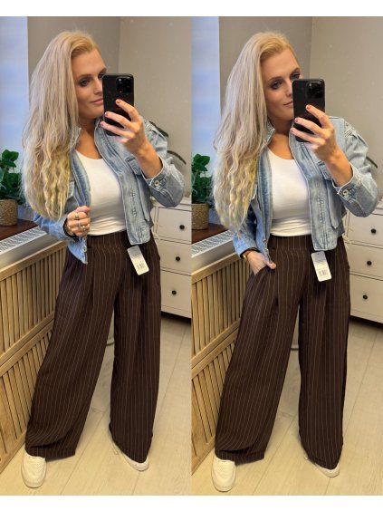 Kalhoty / Elegance s proužkem