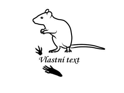 potkan vlastní text