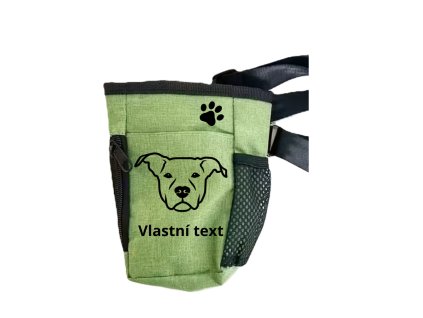 zelená textil vlastní text