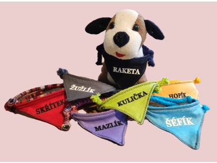 šátečky s potiskem