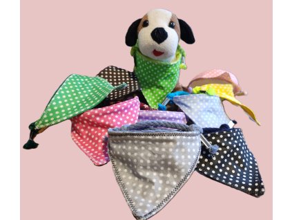 rozlišovací šátečky s puntíkem 2