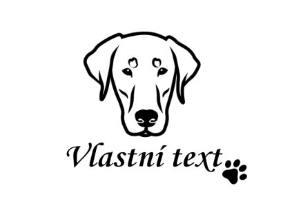 hlava uši dolů vlastní text