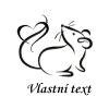 myš vlastní text