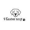 labrador hlava vlastní text