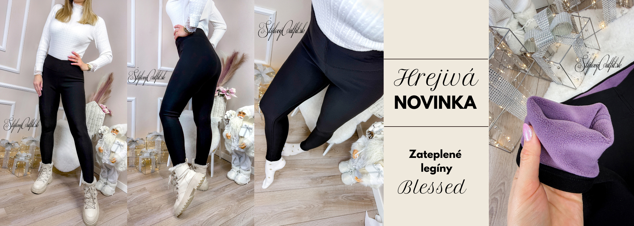 Kvalitné zateplené legíny BLESSED ❤