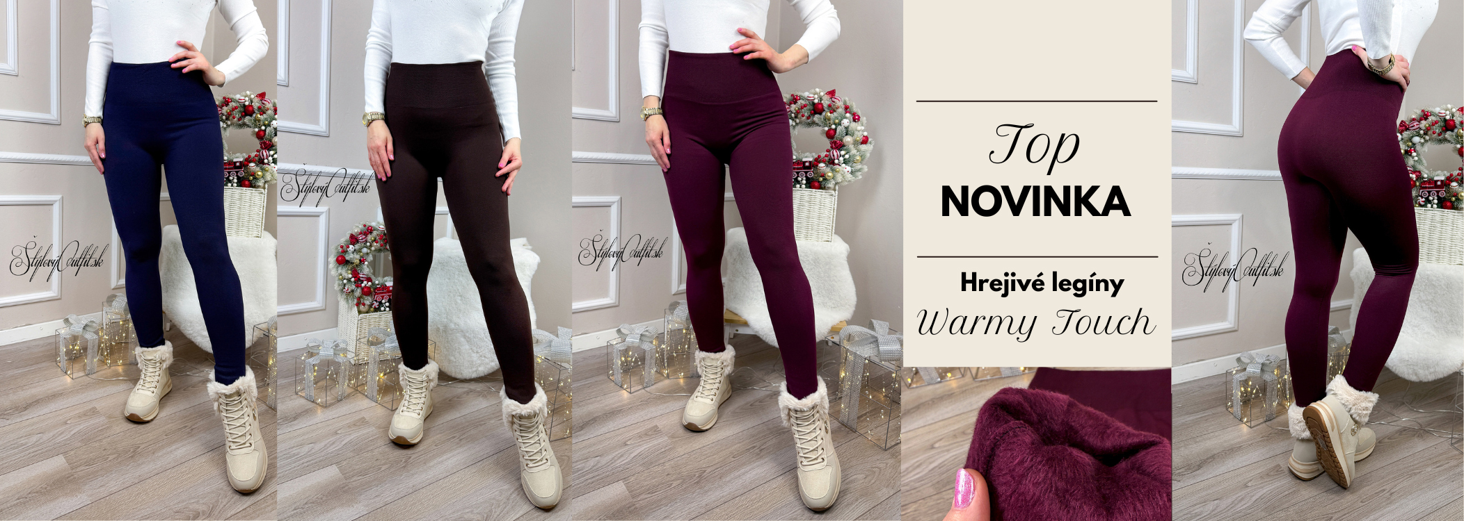 Kvalitné zateplené legíny WARMY ❤