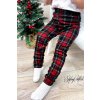 Detské hrejivé legíny FROSTY ❤ Dark Red