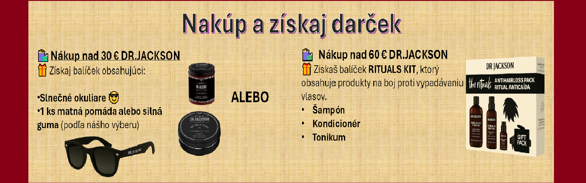 DR JACKSON akcia