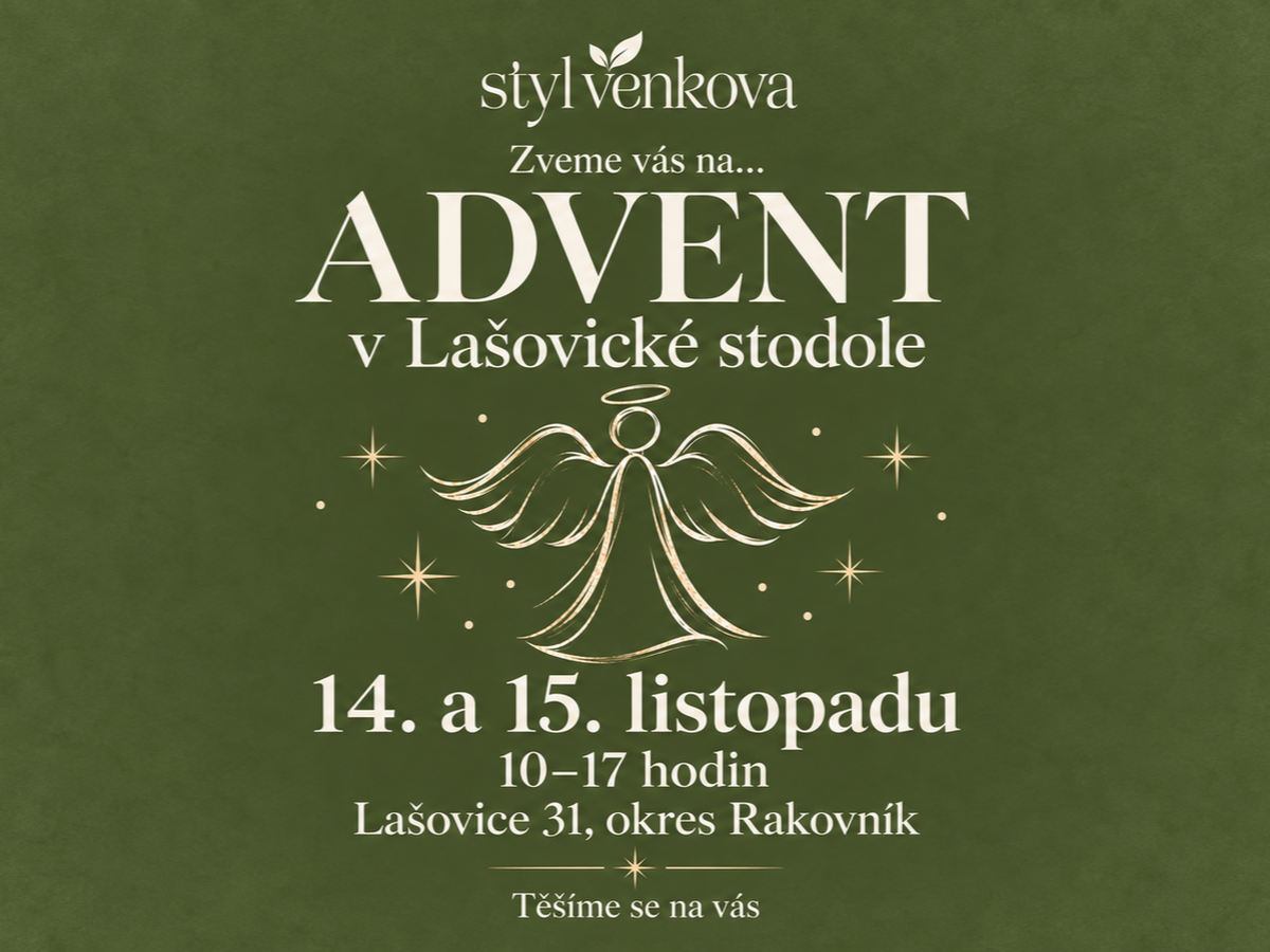 Advent v Lašovické stodole – přijďte se s námi naladit na Vánoce