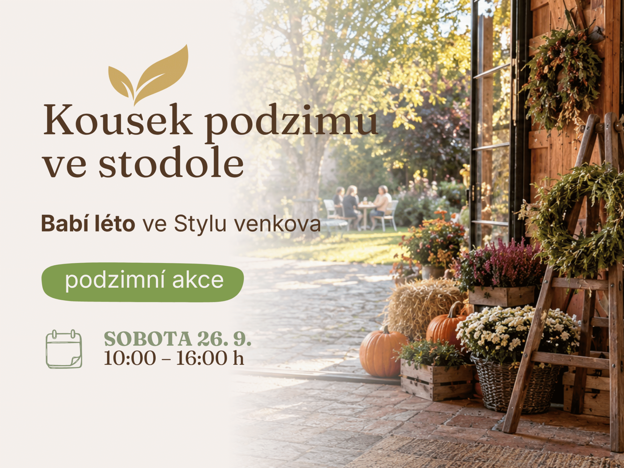 Babí léto v Lašovické stodole 🍂