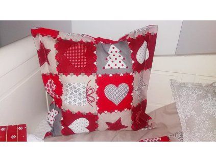 Povlak vánoční patchwork