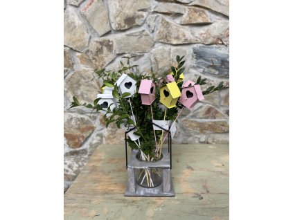 Plechová budka - zápich