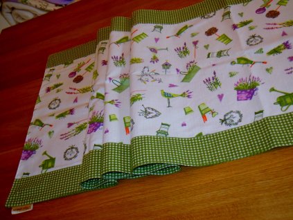 Běhoun zahrádka zelená kostička